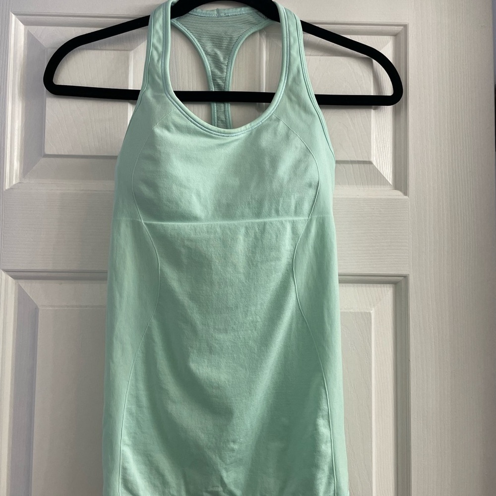Lululemon Mint Green Racerback Tank Top